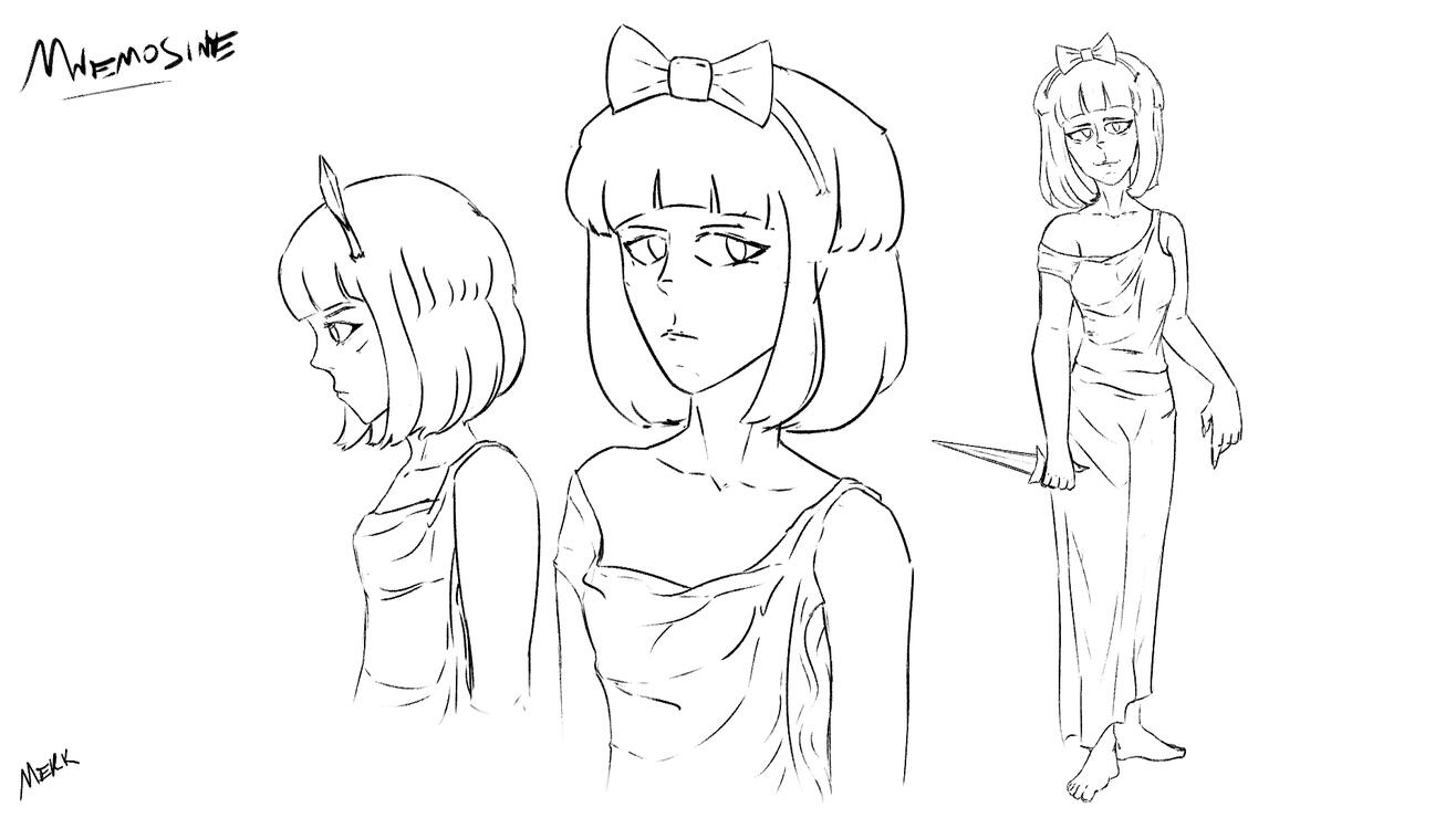 Mnemosine Lineart